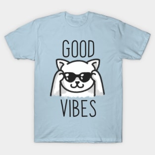 Good Vibes Cat T-Shirt